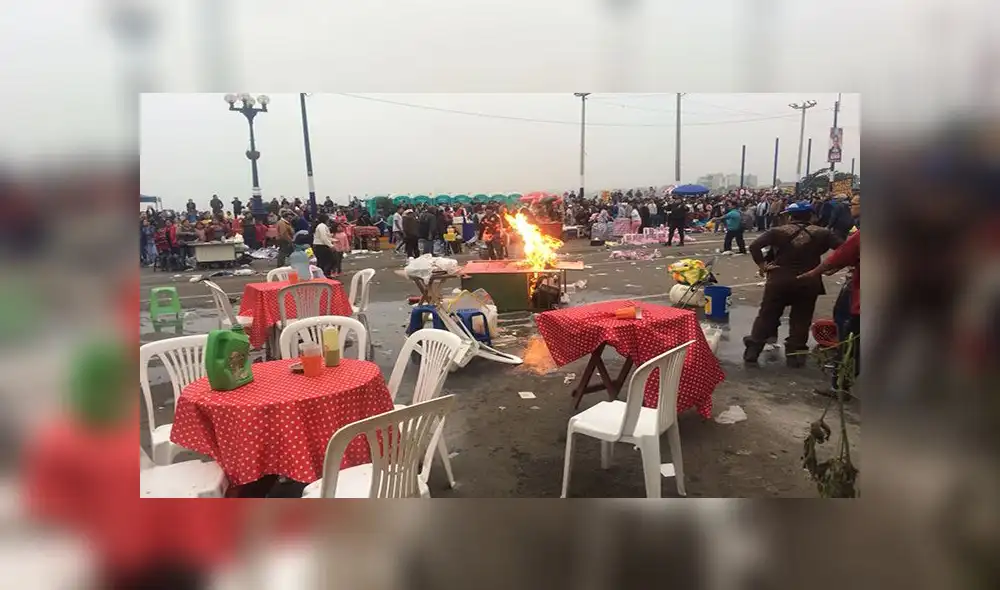 Día de San Pedro y San Pablo: explosión de balón de gas causó susto en Chorrillos