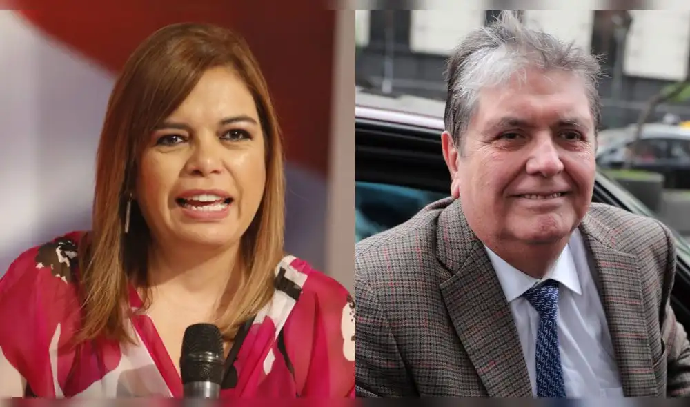 Milagros Leiva evaluó estado de Alan García y "persecución política" [FOTO]