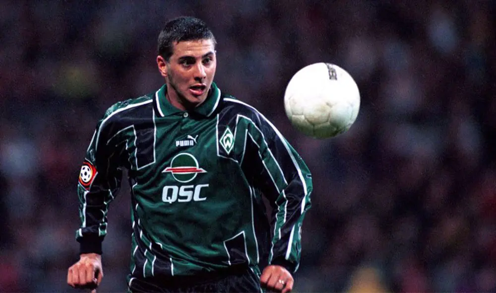 Claudio Pizarro debutó el 28 de agosto de 1999 en la Bundesliga con el Werder Bremen. Foto: Bundesliga.