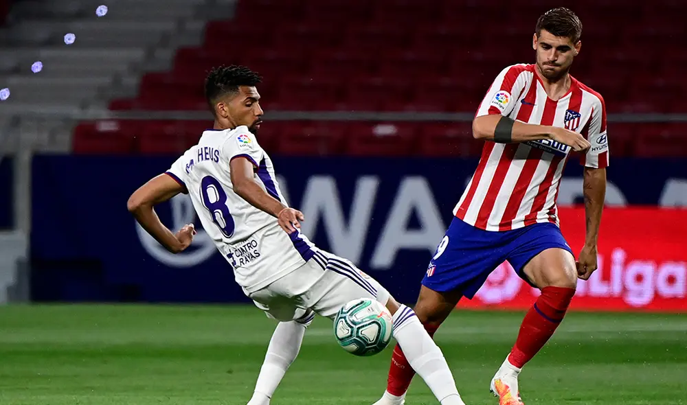 Atlético Madrid vs. Real Valladolid por la jornada 30 de LaLiga Santander. | Foto: AFP Atlético Madrid vs. Real Valladolid por la jornada 30 de LaLiga Santander. | Foto: AFP