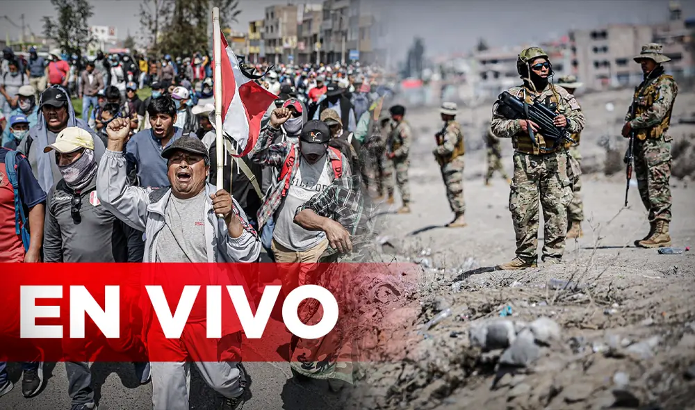 La Panamericana Sur en Arequipa permanece bloqueada por cuarto día consecutivo. Foto: composición LR/ GLR