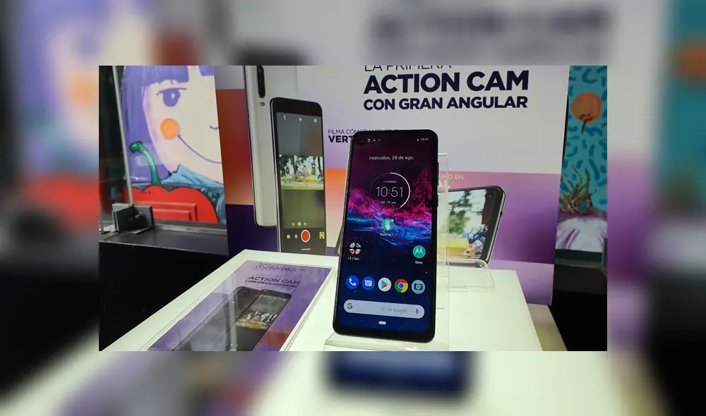 Desliza para conocer a fondo el Motorola One Action. Foto: Juan José López Cuya. Desliza para conocer a fondo el Motorola One Action. Foto: Juan José López Cuya.