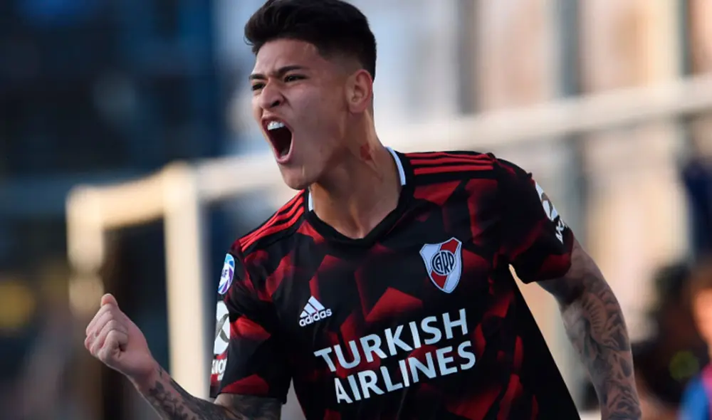 Carrascal marcó el primer gol de River Plate. (Créditos: Twitter) Carrascal marcó el primer gol de River Plate. (Créditos: Twitter)