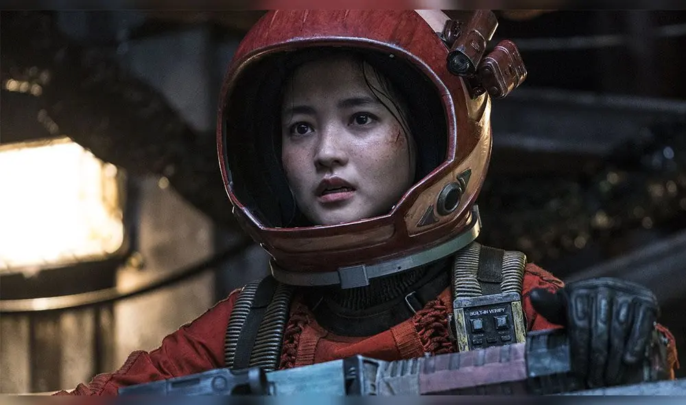 Kim Tae Ri en la película de ciencia ficción Space Sweepers. Créditos: hancinema Kim Tae Ri en la película de ciencia ficción Space Sweepers. Créditos: hancinema