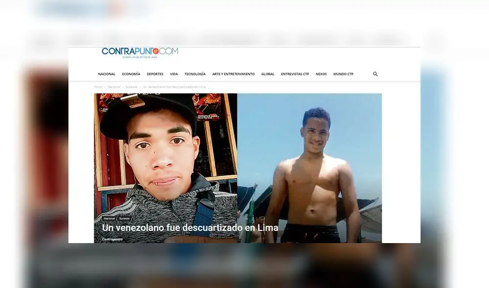 Descuartizamiento en S.M.P.: así informó la prensa venezolana sobre el doble crimen [FOTOS] 