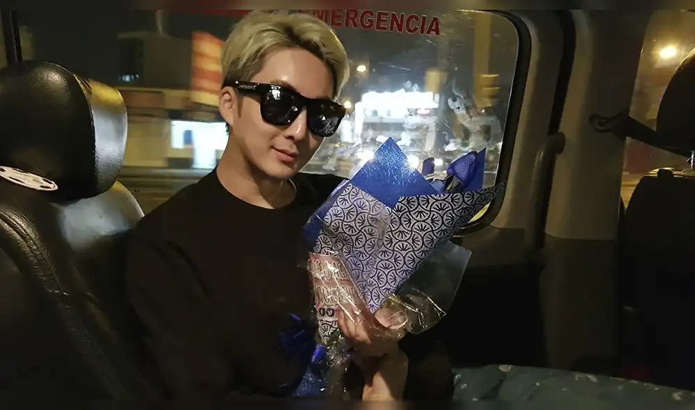 Kim Hyung Jun llegó a Lima para concierto y fans lo recibieron así [VIDEOS]