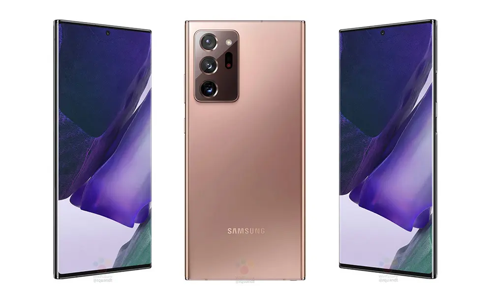 El Galaxy Note 20 Ultra en color Mystic Bronze. | Foto: WinFuture