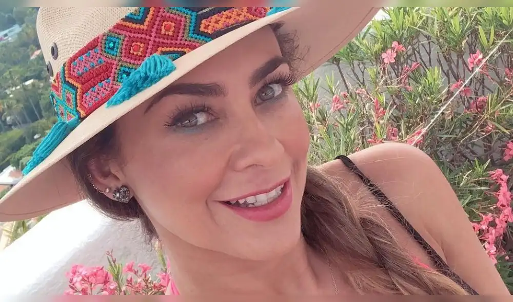 Aracely Arámbula presume los resultados del gym en atrevida lencería [VIDEO]
