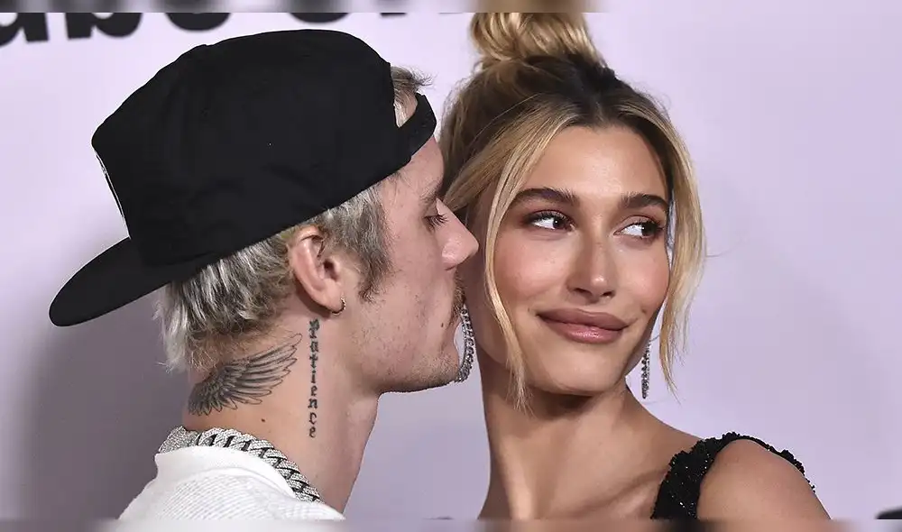 Justin Bieber y Hailey Baldwin en la premiere de "Seasons"