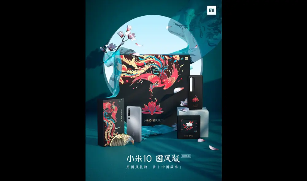 La nueva colección especial del Xiaomi Mi 10. | Foto: Xiaomi