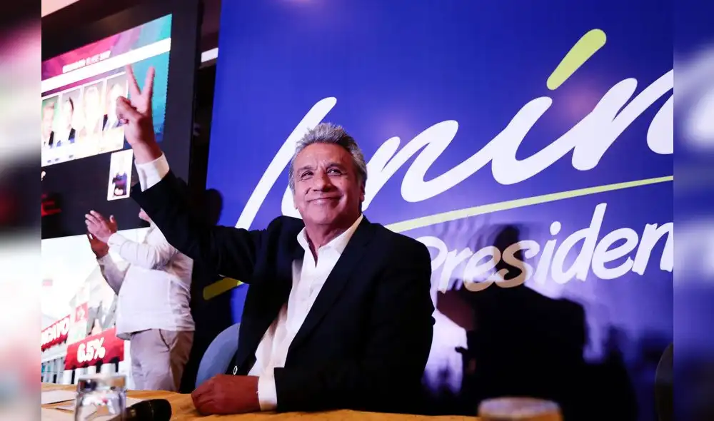 Ecuador: Moreno llega primero, pero habrá segunda vuelta