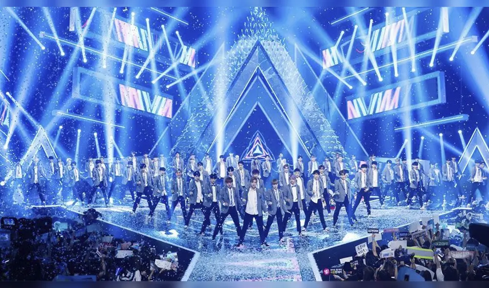 Produce 101 es un formato televisivo en que la audiencia vota por los aprendices que debutarán al final del programa. Foto: Mnet