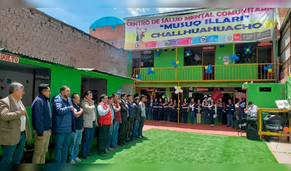 Inauguran nuevo centro de salud mental comunitario en Apurímac.