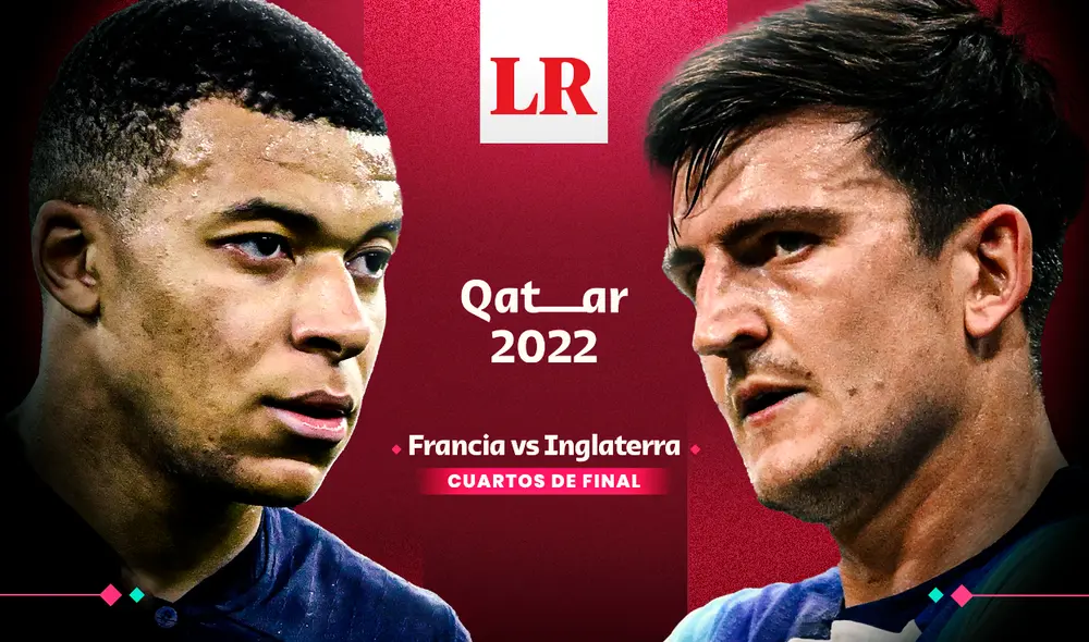 Francia vs. Inglaterra: ambas selecciones se enfrentan por los cuartos de final. Foto: composición de Gerson Cardoso/La República