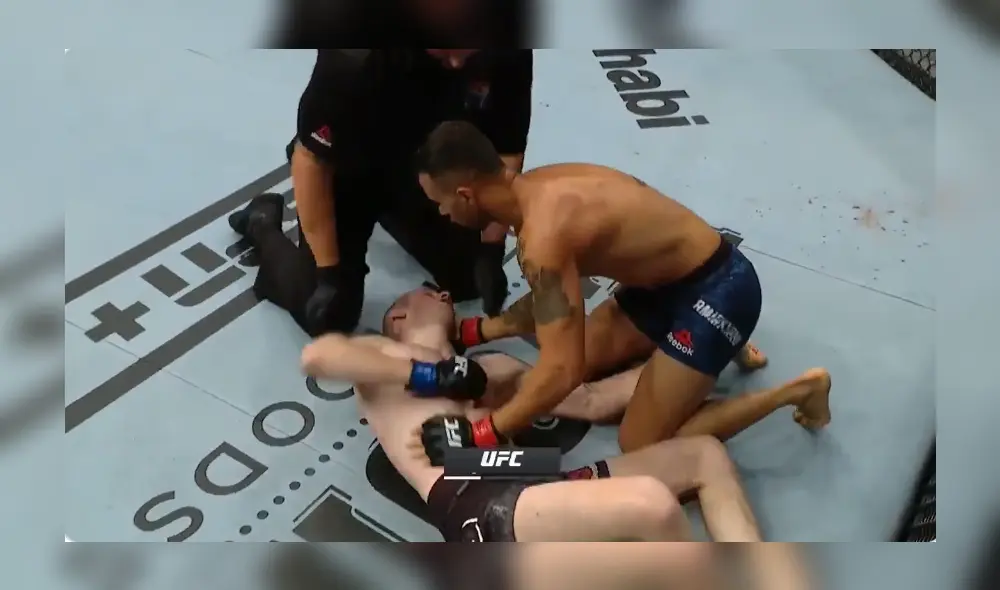 UFC 251: Makwan Amirkhani derrotó a Danny Henry. Foto: Captura UFC 251: Makwan Amirkhani derrotó a Danny Henry. Foto: Captura