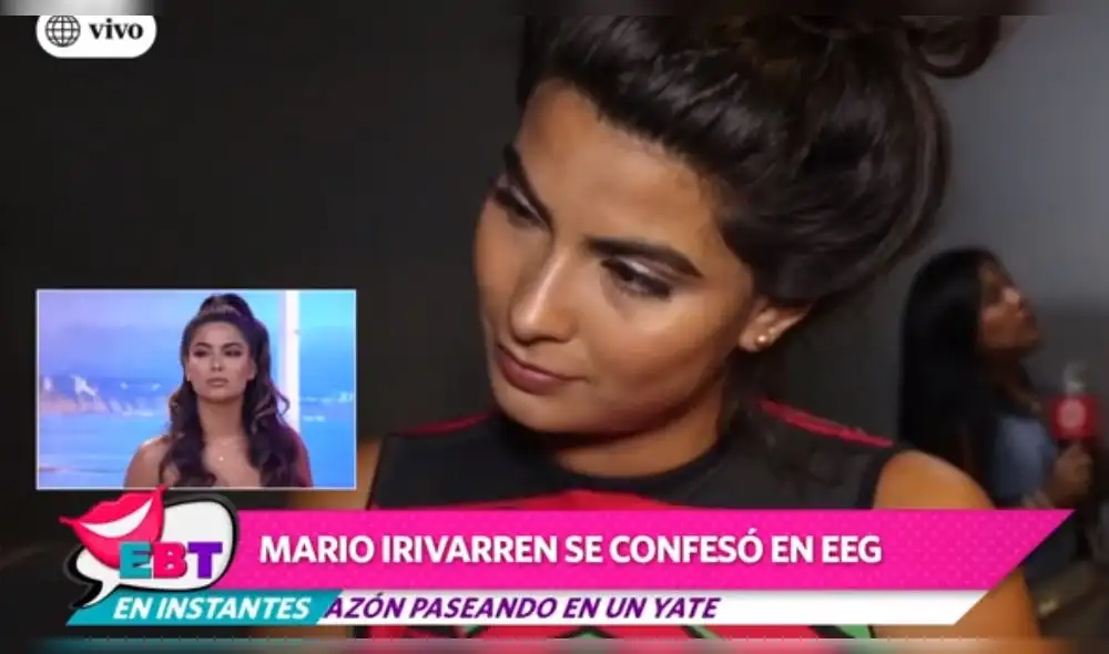 EEG: ¿Ivana Yturbe quiere retomar su amistad con Mario Irivarren? [VIDEO]