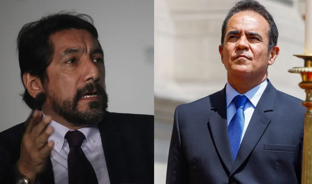 Naldos fue asesor de Rodríguez cuando este fue ministro del Interior en el Gobierno de Vizcarra. Foto: composición/La República Naldos fue asesor de Rodríguez cuando este fue ministro del Interior en el Gobierno de Vizcarra. Foto: composición/La República