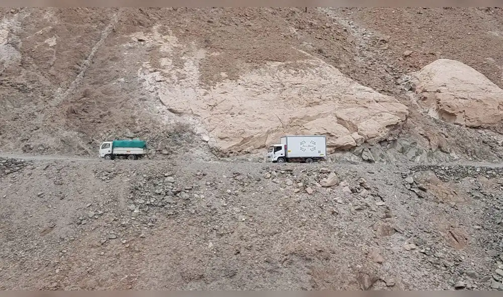 Carretera se encontraba en desuso. Wilder Pari / URPI-LR Carretera se encontraba en desuso. Wilder Pari / URPI-LR