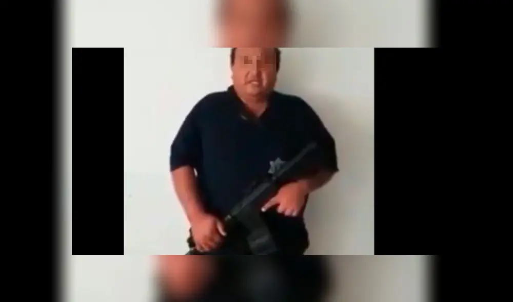 Inspector estatal de Quinta Roo. Foto: captura de video. Inspector estatal de Quinta Roo. Foto: captura de video.