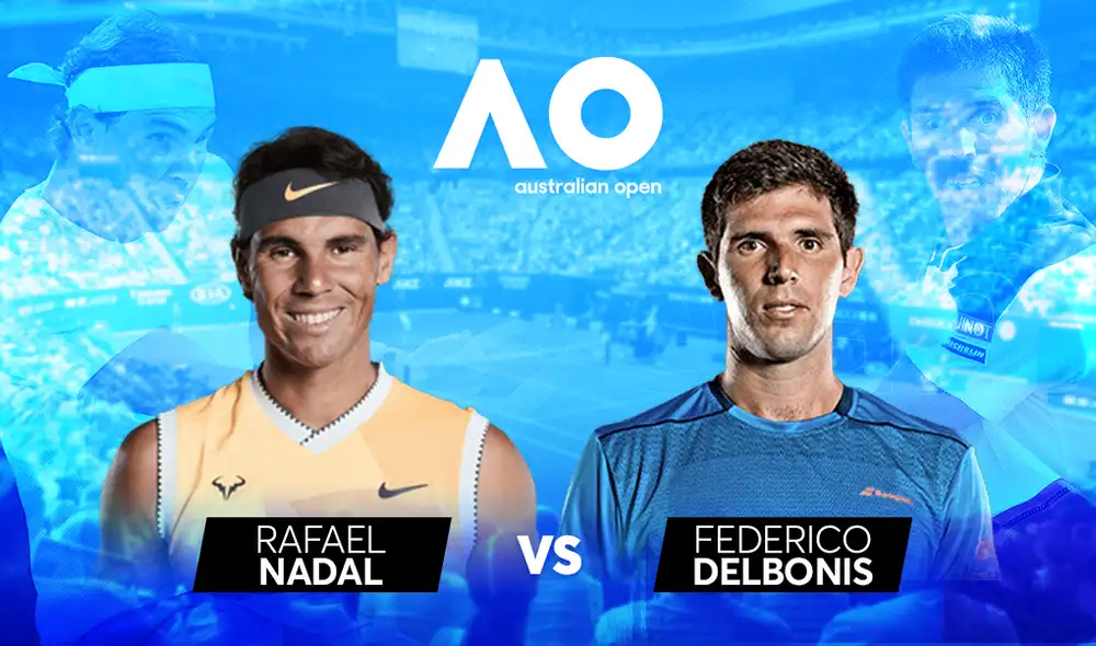 Nadal enfrentará a Delbonis por el Australia Open. Nadal enfrentará a Delbonis por el Australia Open.
