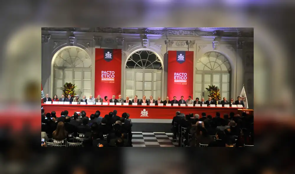 Aspirantes a la alcaldía de Lima firmaron Pacto Ético Electoral Aspirantes a la alcaldía de Lima firmaron Pacto Ético Electoral