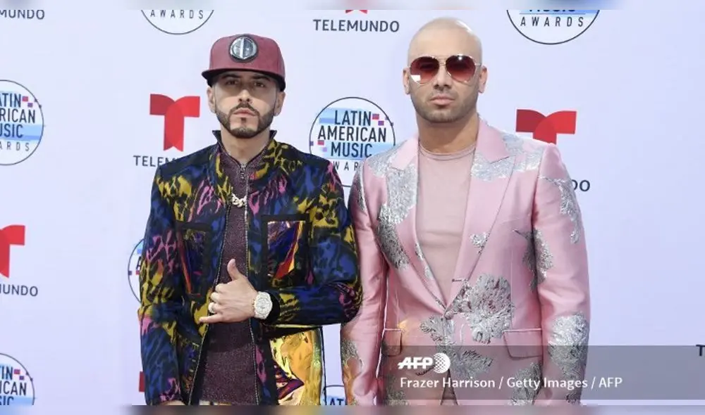 Wisin & Yandel en los Latin AMAs 2019 | Foto: AFP