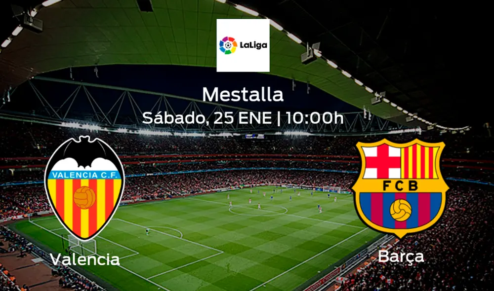 Barcelona vs. Valencia EN VIVO por la Liga Santander. Barcelona vs. Valencia EN VIVO por la Liga Santander.