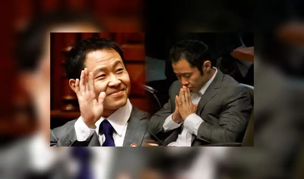 Kenji Fujimori llegó al Pleno del Congreso con el Martillo de Thor [FOTOS]