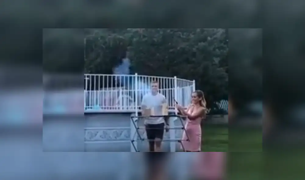 Facebook: querían hacer gran anuncio con fuegos artificiales y sin querer provocan terrible accidente [VIDEO]