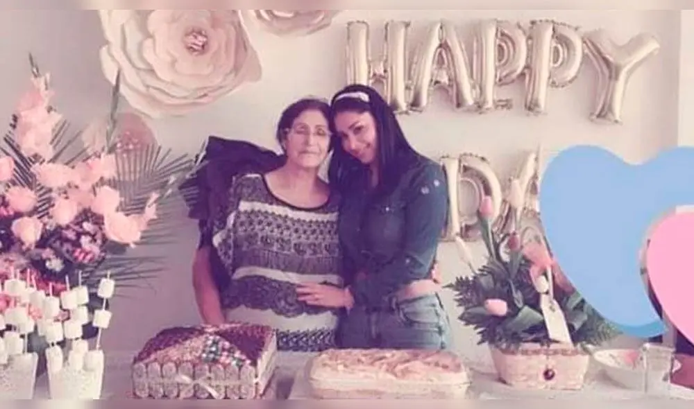 La cumbiambera se pronunció a días de conocerse el sensible fallecimiento de su madre.
