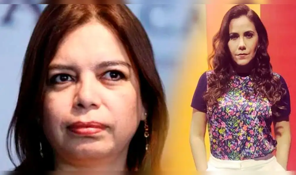 Milagros Leiva se ofusca con cuestionamientos de Andrea Llosa por detención en toque de queda. Foto: Composición Milagros Leiva se ofusca con cuestionamientos de Andrea Llosa por detención en toque de queda. Foto: Composición