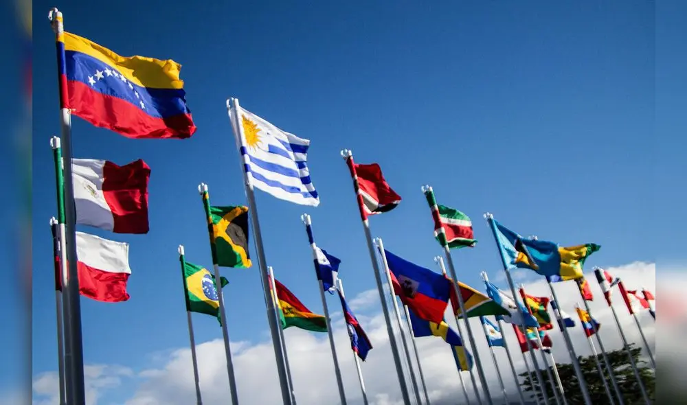 All the talk about immigration in the U.S. presidential campaign has renewed focus on the linguistic question of how to refer to people from Latin America. Here, the flags of Latin American and Caribbean states fly at a regional summit in San Jose, Costa Rica, in January. All the talk about immigration in the U.S. presidential campaign has renewed focus on the linguistic question of how to refer to people from Latin America. Here, the flags of Latin American and Caribbean states fly at a regional summit in San Jose, Costa Rica, in January.