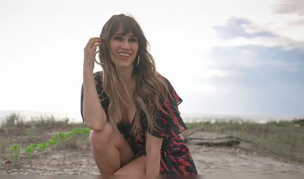 Hanna, integrante del dúo musical Ha*Ash, realiza ejercicios durante la cuarentena. Foto: Instagram