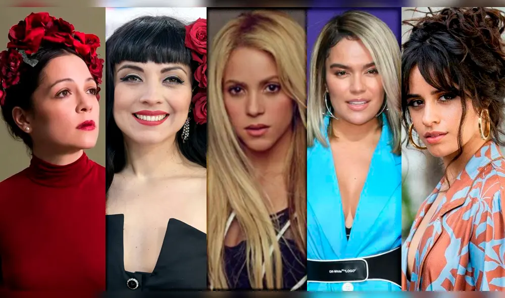 Natalia Lafourcade, Mon Laferte, Shakira, Karol G y Camaila Cabello. Cinco latinas que han conquistado el mundo con sus canciones. Natalia Lafourcade, Mon Laferte, Shakira, Karol G y Camaila Cabello. Cinco latinas que han conquistado el mundo con sus canciones.