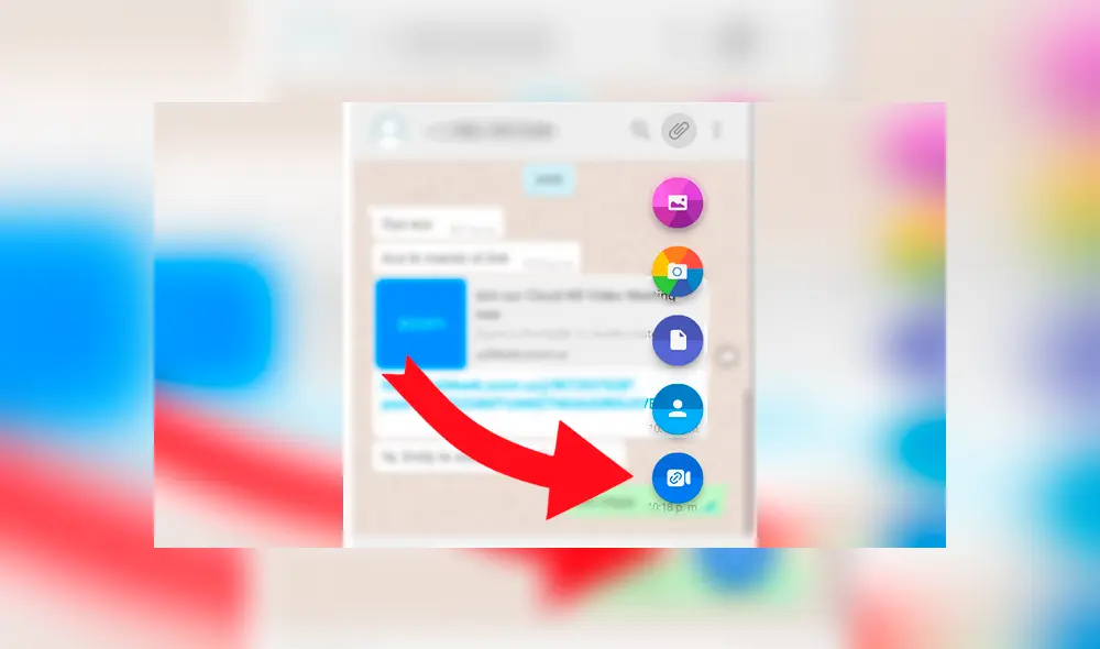 A través de una nueva opción en el menú de adjunto.