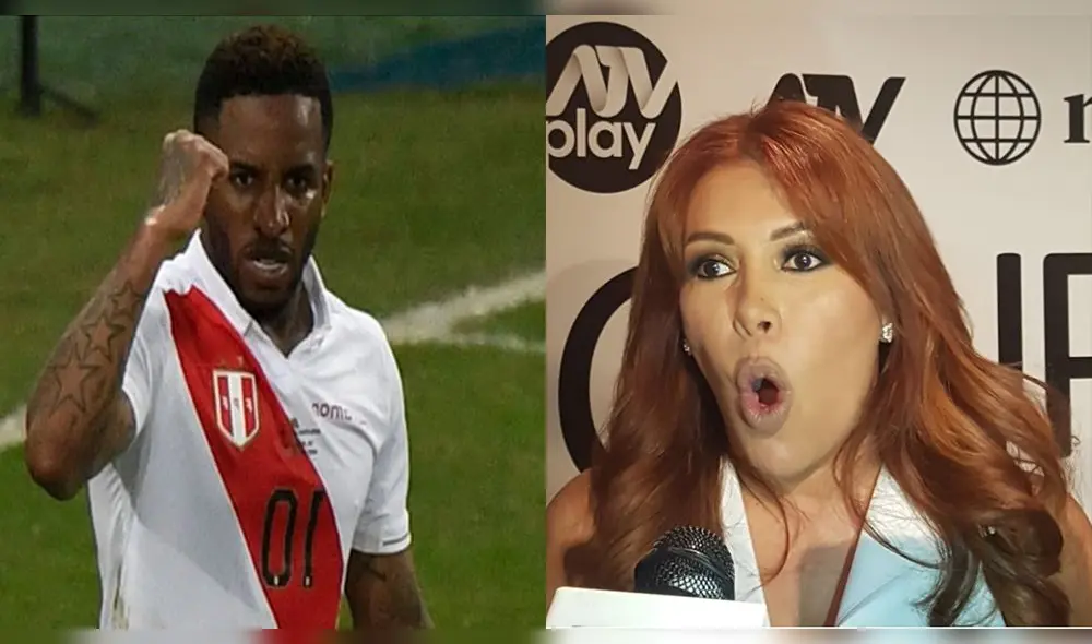 Jefferson Farfán y Magaly Medina Jefferson Farfán y Magaly Medina