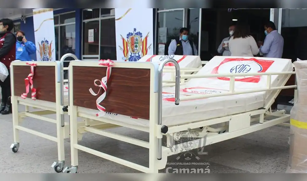 Donaron 15 camas hospitalarias para la red salud Camaná - Caravelí.