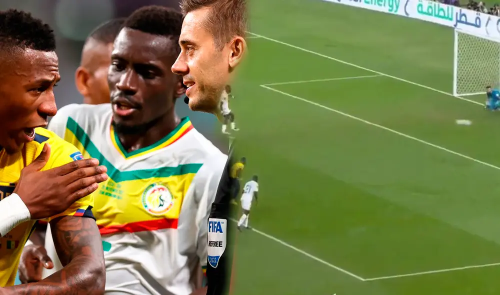 Senegal está eliminando a Ecuador del Mundial Qatar 2022. Foto: captura DirecTV Sports