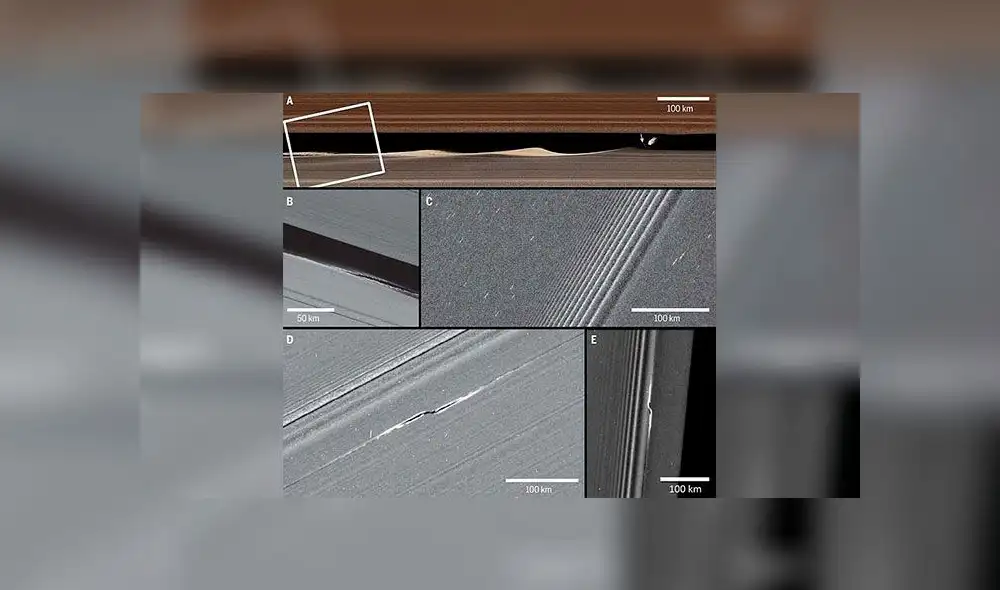 Cassini reveló el origen de los anillos de Saturno en su última misión