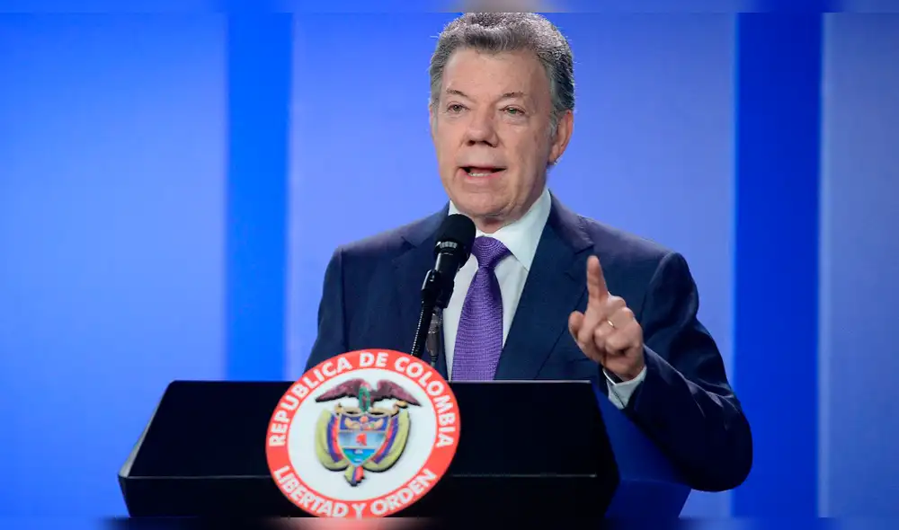 Juan Manuel Santos acusa a régimen de Maduro de usar “bandas criminales” Juan Manuel Santos acusa a régimen de Maduro de usar “bandas criminales”