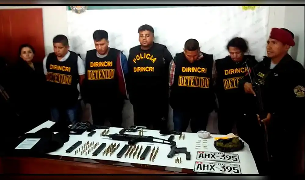  Caen seis 'marcas' con armas de guerra en Los Olivos