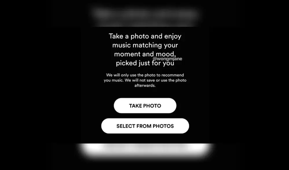 Spotify te recomendará música a través de una foto de tu entorno.