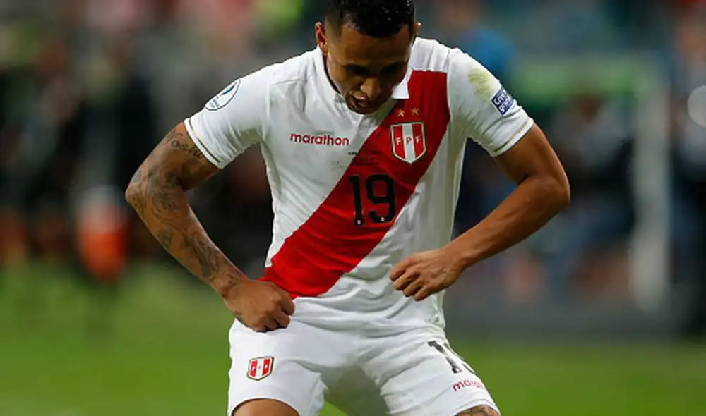 Yoshimar Yotún celebra su gol ante Chile por la Copa América 2019. Foto: AFP. Yoshimar Yotún celebra su gol ante Chile por la Copa América 2019. Foto: AFP.