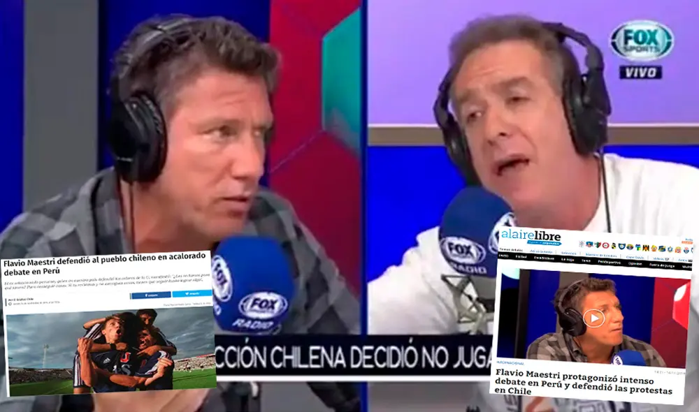Debate entre Maestri y Fleischman por las protestas en Chile es noticia en prensa sureña. Debate entre Maestri y Fleischman por las protestas en Chile es noticia en prensa sureña.