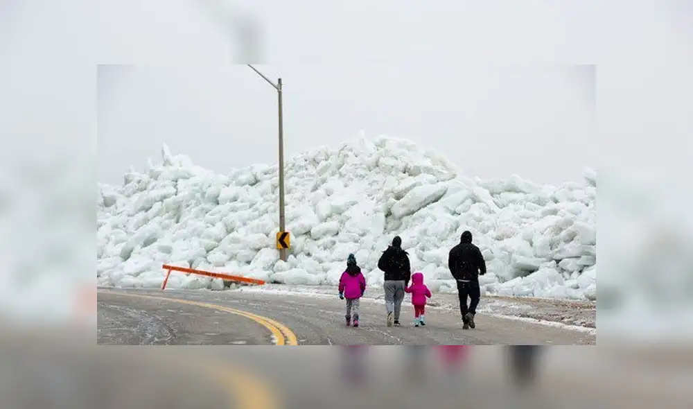 Tsunami de hielo: el fenómeno climatológico que asombró a los habitantes de Rusia. Foto: referencial