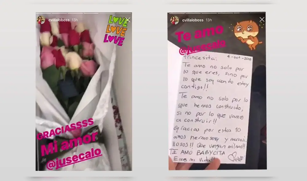 Carmen Villalobos y la sorpresa que recibió de su pareja al celebrar 10 años de novios