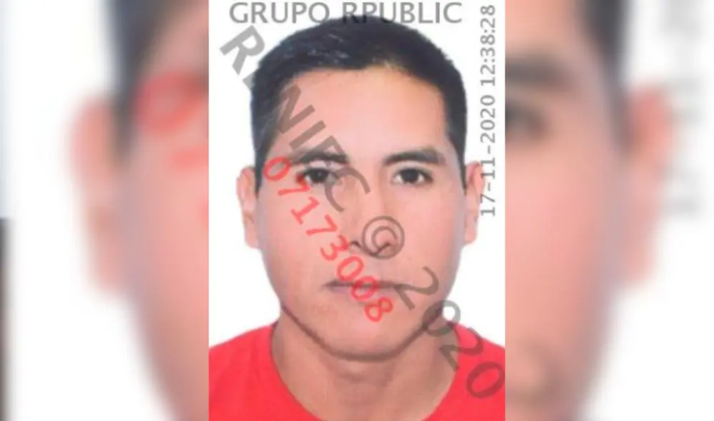 Suboficial técnico de tercera PNP Ericson Chávez Huaraca. Foto: Reniec