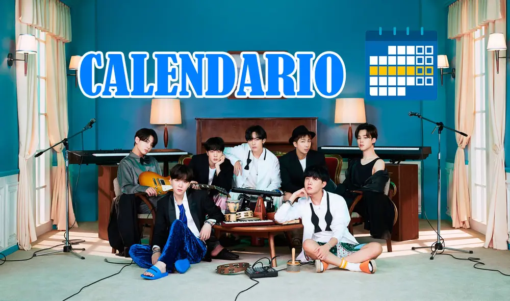 Agenda de actividades de BTS para el mes de noviembre 2020. Foto: Big Hit Agenda de actividades de BTS para el mes de noviembre 2020. Foto: Big Hit