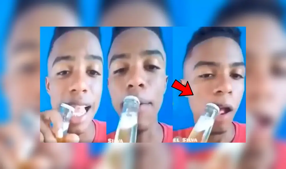 Sigue deslizando las imágenes para ver el terrible ‘blooper’ que protagonizó este joven en Facebook. Foto: Captura. Sigue deslizando las imágenes para ver el terrible ‘blooper’ que protagonizó este joven en Facebook. Foto: Captura.