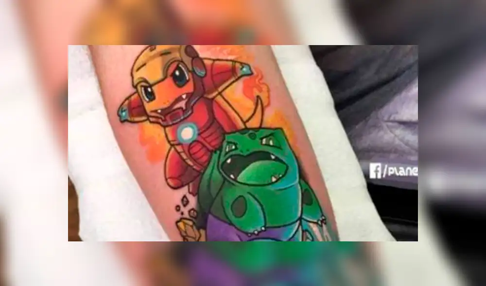 Facebook: tatuador transforma a varios Pokémon en Avengers y realiza insólito tatuaje que ya es viral [FOTOS]